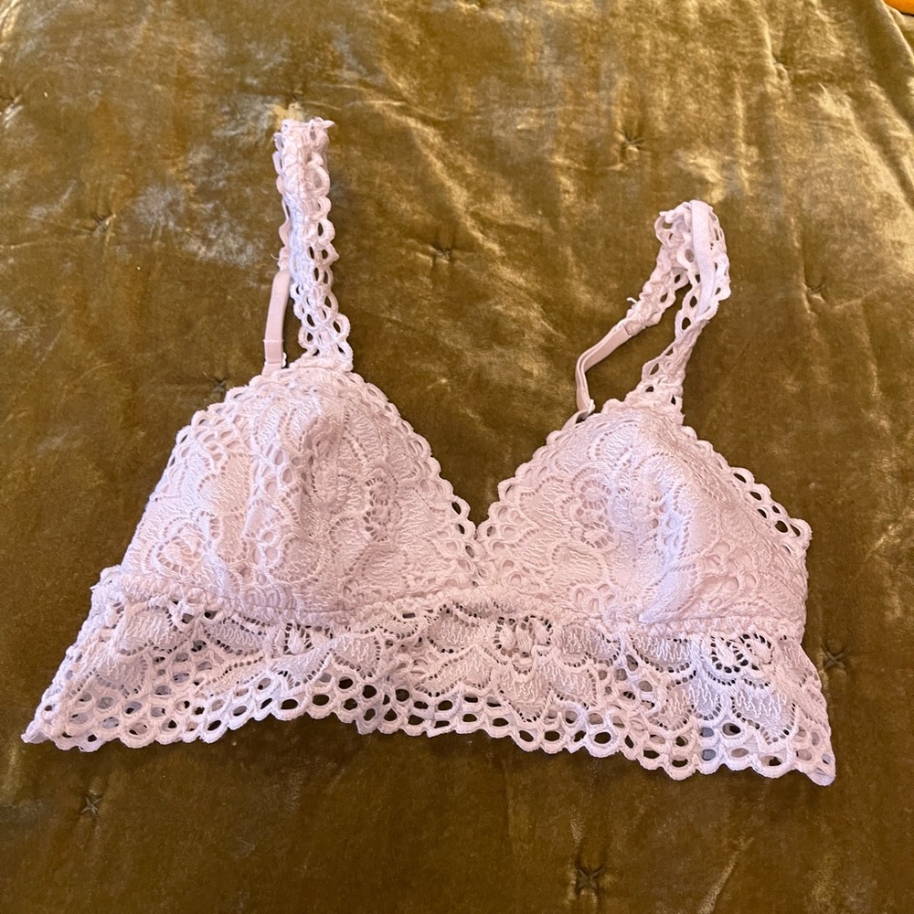White Beige Bralette